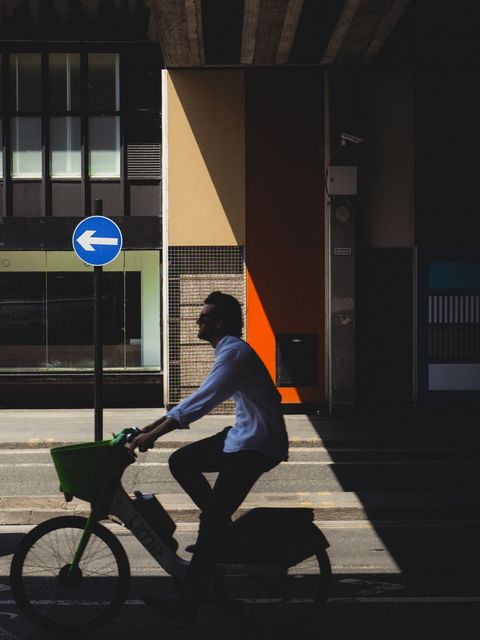 The Cyclist — Barbican Estate, London